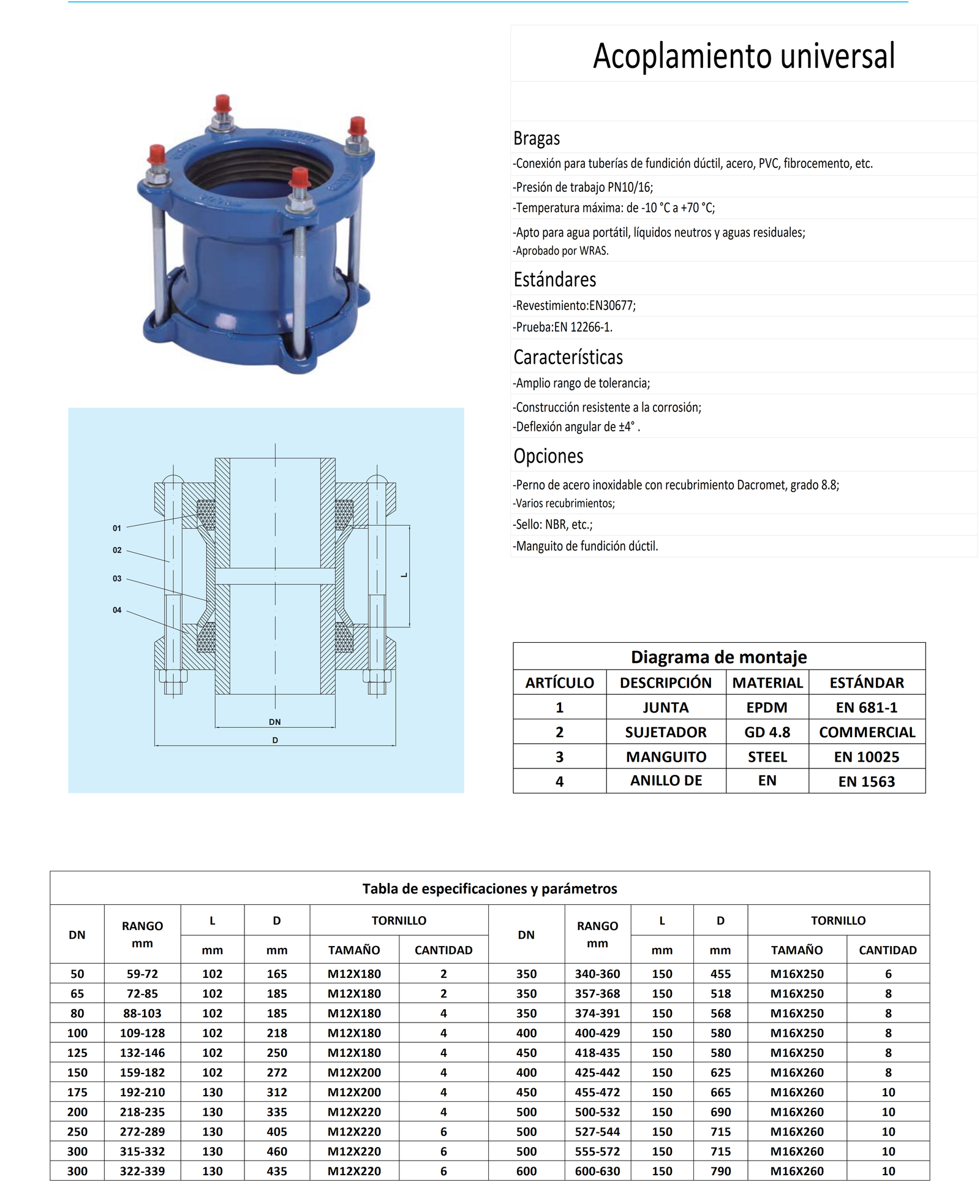 Universal Flexible Coupling