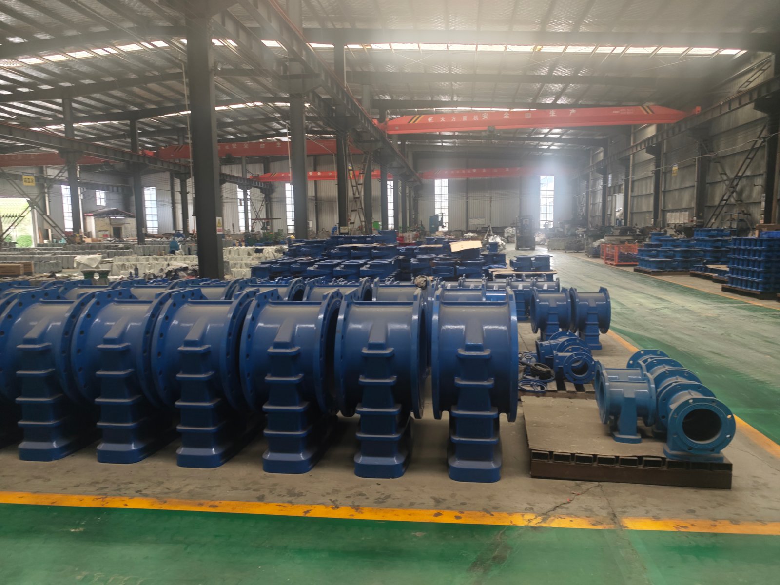 SHENGYUAN warehouse with pipeline equipment